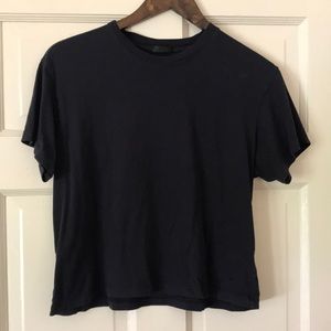 ATM Classic Jersey Short Sleeve Boy Tee in Navy